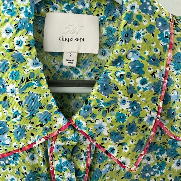 Cinq a Sept Sleeveless Floral Midi Dress - Picture 4 of 6